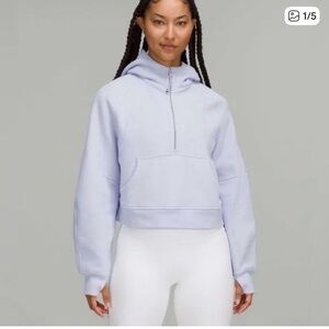 Lululemon Athletica Lavender Half-Zip Hoodie
